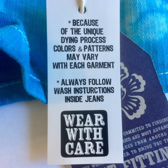 Shorts Wallflower Size 9 Sky Blue Turquoise Indigo - Picture 6 of 8